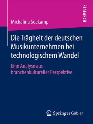 cover image of Die Trägheit der deutschen Musikunternehmen bei technologischem Wandel